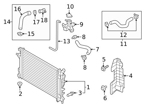 Hoses & Pipes for 2020 Hyundai Elantra #0
