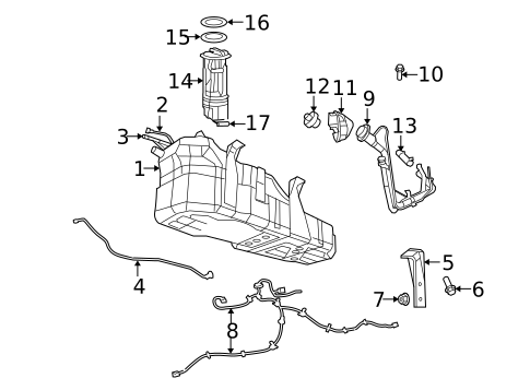 Fuel System Components for 2008 Dodge Nitro #0