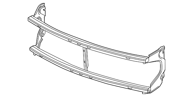 2021-2026 GM Front Bumper Fascia Upper Stiffener 84664455 GM ...