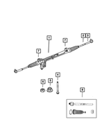 6510880AA - Steering: Hex Flange Head Screw for Mopar Image