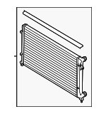 8J0121251B - Cooling System: Radiator for Audi: TT Quattro, TT RS Quattro, TTS Quattro Image
