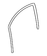 68406231AH - : Glass Run for Jeep: Grand Wagoneer, Grand Wagoneer L, Wagoneer, Wagoneer L Image