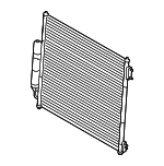 LR181386 - HVAC: Condenser for Land Rover: Defender 110, Defender 90, Discovery, Range Rover, Range Rover Sport Image