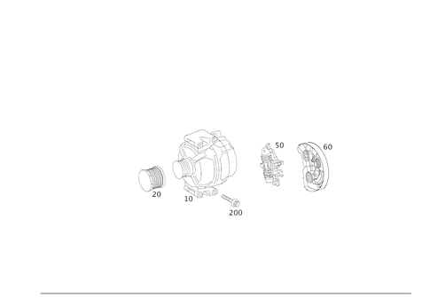 Alternator for 2017 Mercedes-Benz GLE63 AMG S #0