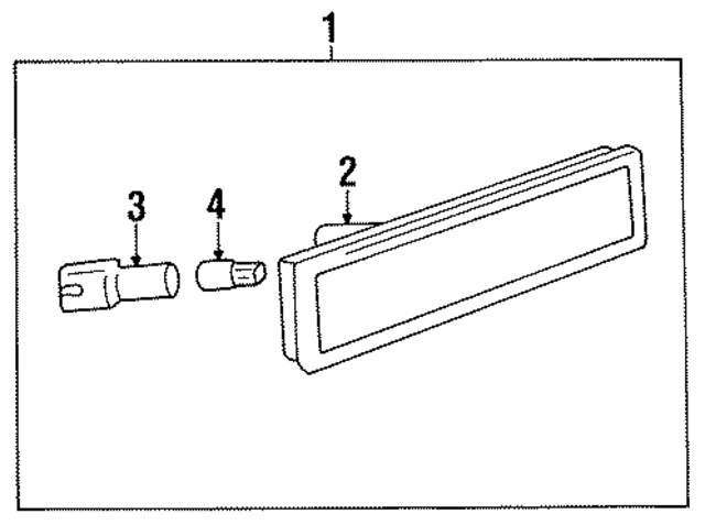 63141385420 - Electrical: Side Marker Lamp for BMW Image