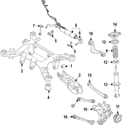 Rear Suspension for 2023 BMW XM #0