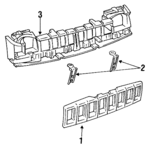 55055059 - Body: Grille for Mopar Image
