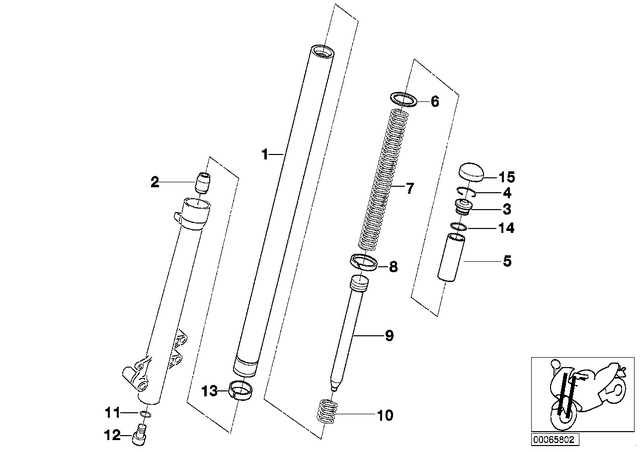 31427660366 - : Compression Spring for BMW-Motorrad Image