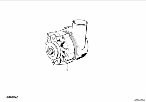 Alternator for 1995 BMW 850Ci #0