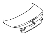 41007329518 - Body: Trunk Lid for BMW: 428i, 428i xDrive, 430i, 430i xDrive, 435i, 435i xDrive, 440i, 440i xDrive, M4 Image