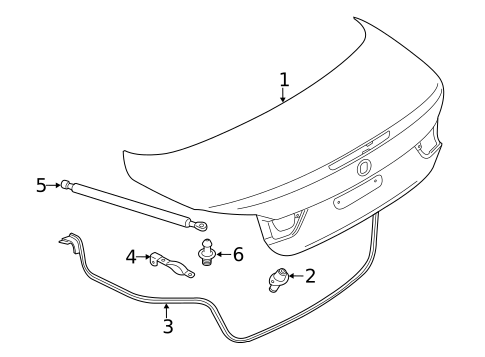 Lid & Components for 2014 BMW 435i #1