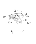 5KX15TX7AB - Electrical: Led Bezel for Ram: 1500 Classic, 2500, 3500 Image