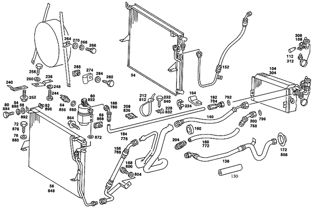 1168300945 - : Air Duct for Mercedes-Benz Image