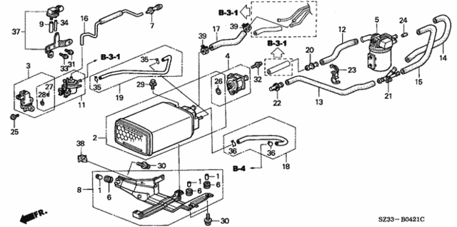Canister - Vent Valve ('00-'03) for 2002 Acura RL #0
