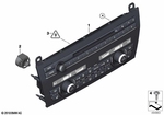 64116910342 - Vehicle Electrical System: Interior Temperature Sensor Fan for BMW Image