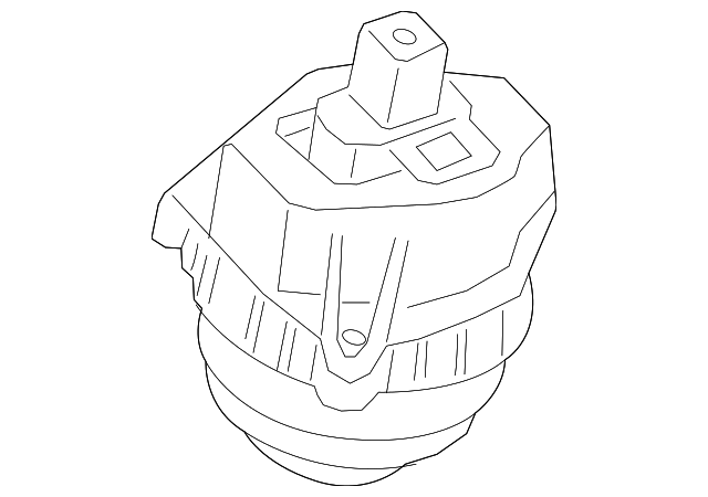 Genuine Toyota Side Mount part# 12361-WAA01 for 2020-2025