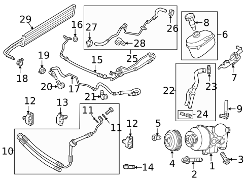 Pump & Hoses for 2016 Porsche Panamera #1