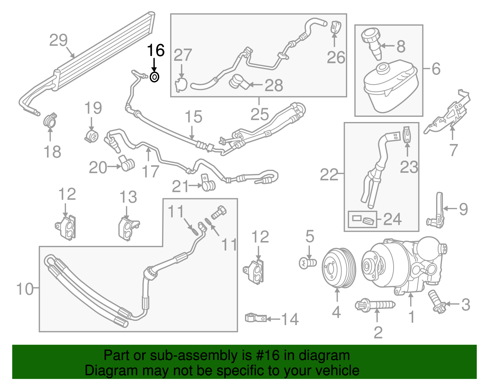 Pressure Hose O-Ring - Porsche (N-013-849-5)