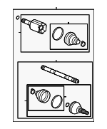 22792279 - Front Drive Axle: Axle Assembly for Saab: 9-5 Image