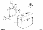 71601237250 - : Saddle Bag Holder Right for BMW-Motorrad Image