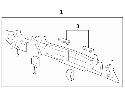 Rear Body for 2007 Honda CR-V #0