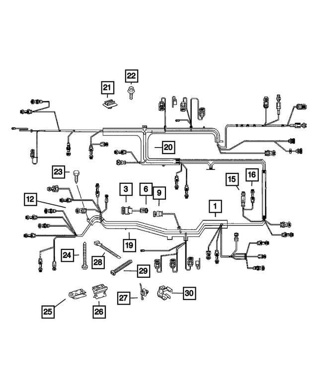 68011816AA - Electrical: Connector for Mopar Image