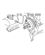 52010382AD - Service Brakes: Brake Vacuum Hose for Mopar Image