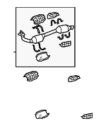 174100S070 - Exhaust: Front Pipe for Toyota: Sequoia, Tundra Image