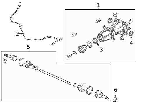 Axle Components for 2025 Lincoln Corsair #0