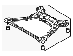 62405L1000 - Suspension: Cross-member for Hyundai: Sonata Image