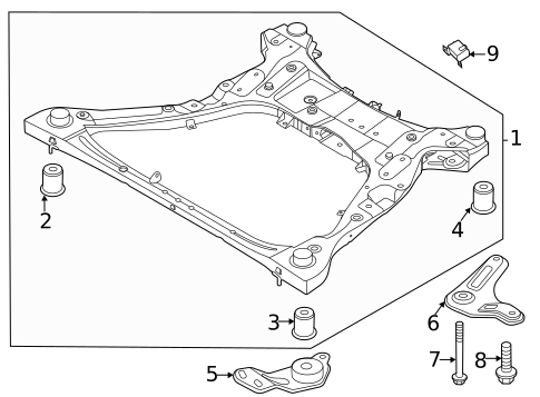 Suspension Mounting for 2025 Hyundai Sonata #0