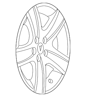 9597603 - : Part# 9597603 Wheel Cover for Pontiac: G6 Image