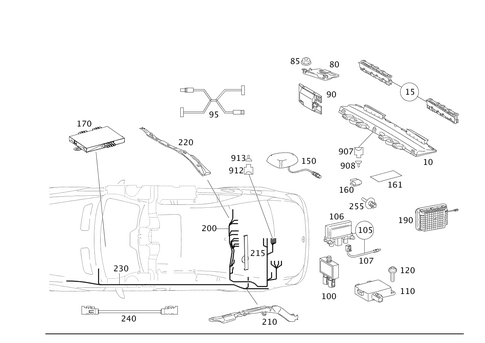 Antenna for 2012 Mercedes-Benz S400 #0