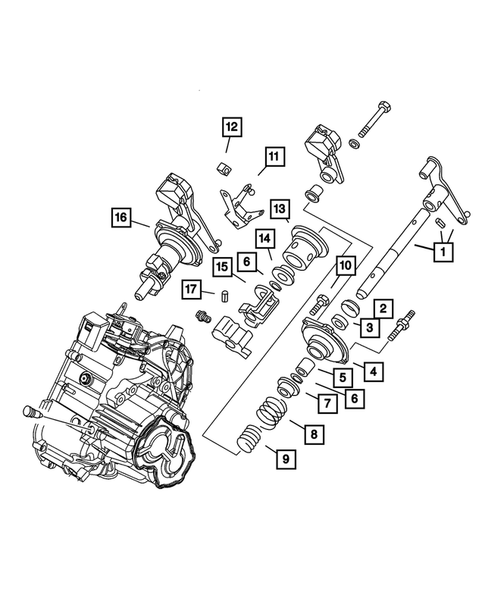 Fork and Rails for 2005 Chrysler PT Cruiser #0