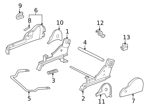 Tracks & Components for 1999 Toyota Solara #0