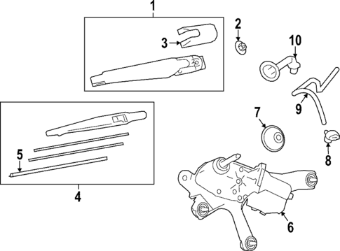 Wiper & Washer Components for 2025 Toyota Corolla Cross #1