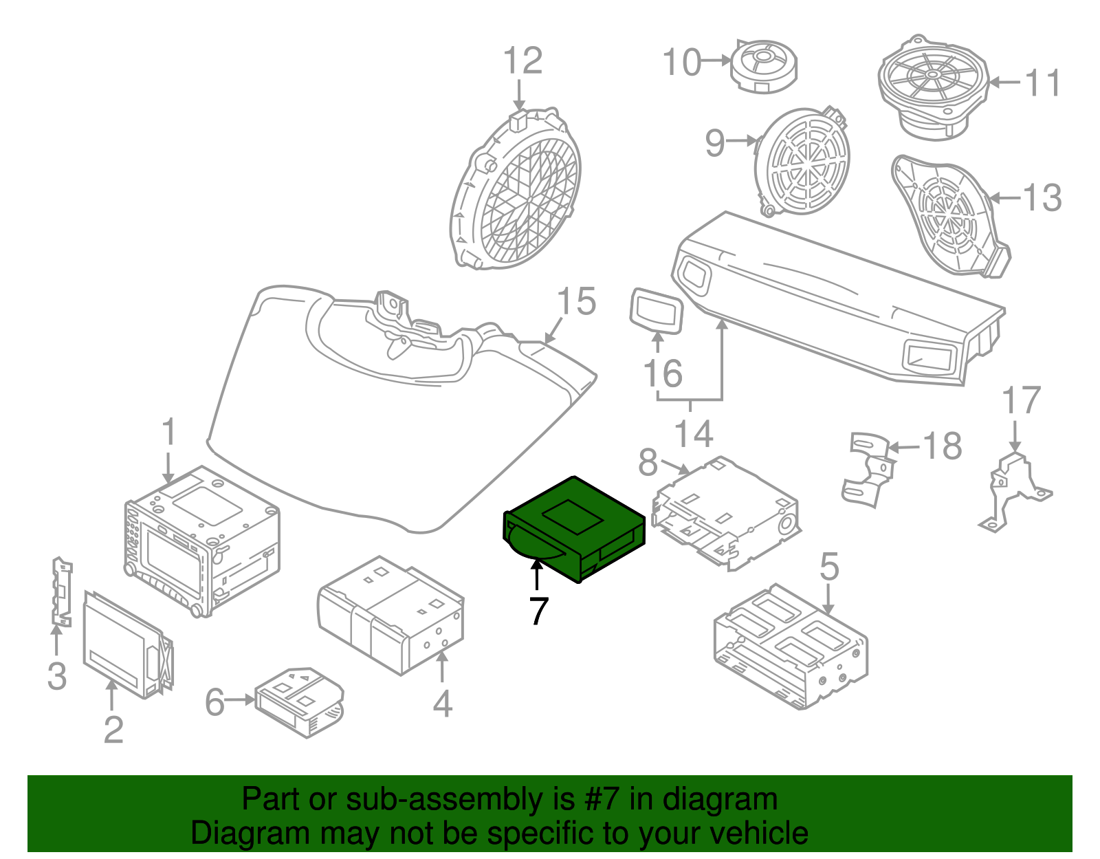DVD Player - Porsche (997-642-135-04)