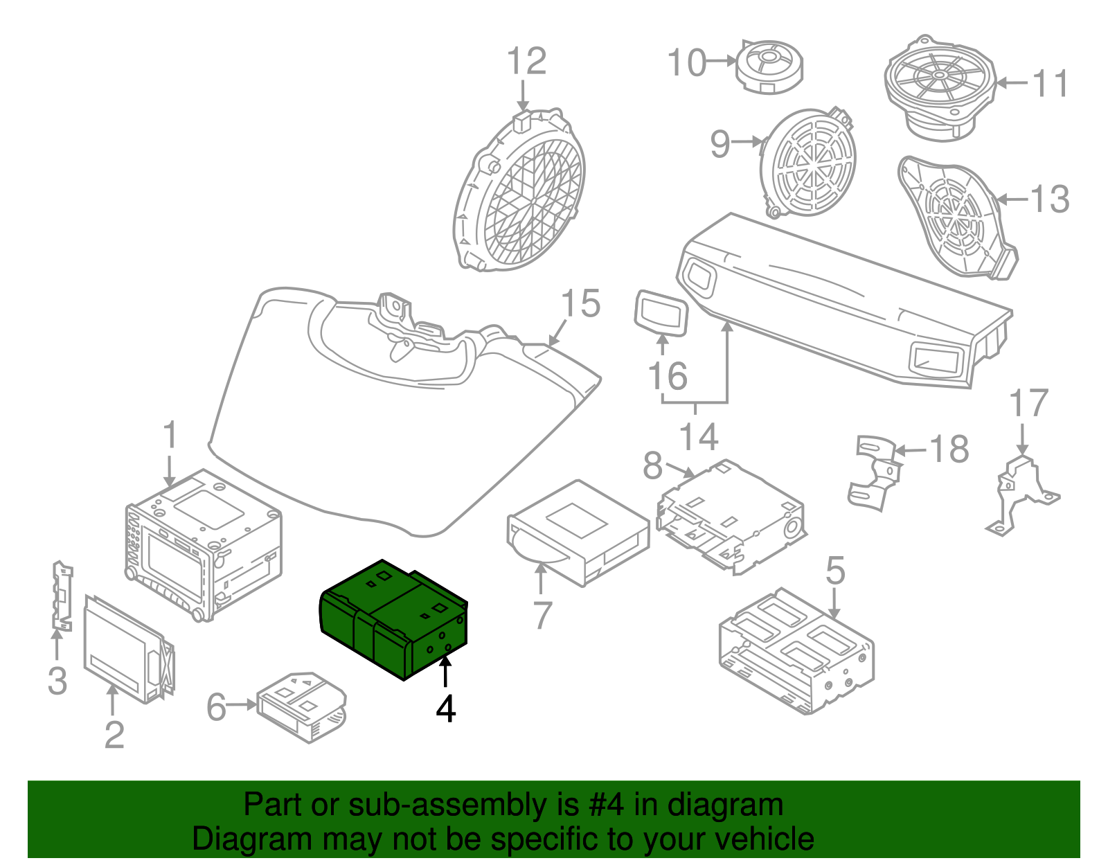 CD Changer - Porsche (997-645-140-03)