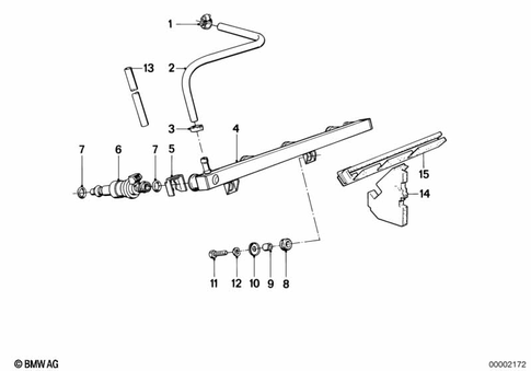 Injector Nozzles and Lines for 1989 BMW-Motorrad K 100 LT #0