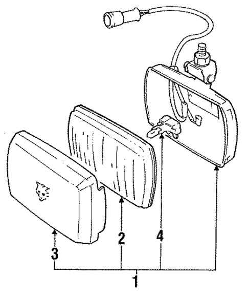 Fog Lamps for 1993 Jaguar XJS #0