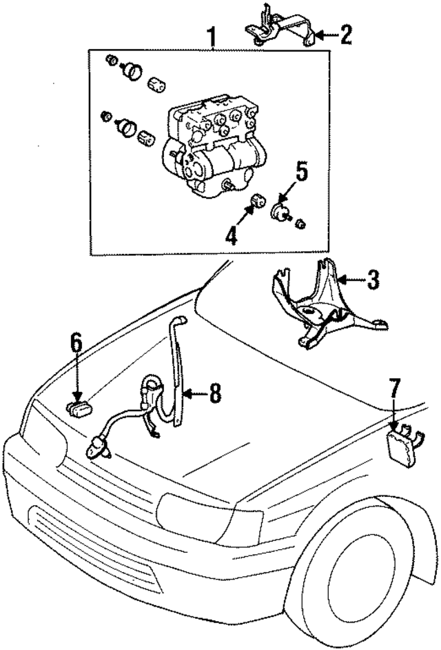 8954016070 - : Control Module for Toyota Image