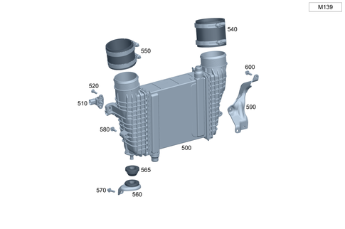 Charge Air Cooling for 2023 Mercedes-Benz GLA45 AMG #0