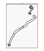 PX4L151JY - : Radiator Coolant Hose for Mazda: 3, CX-30 Image