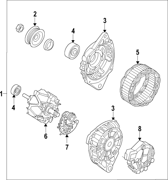 373602M400 - : Rectifier for Hyundai Image
