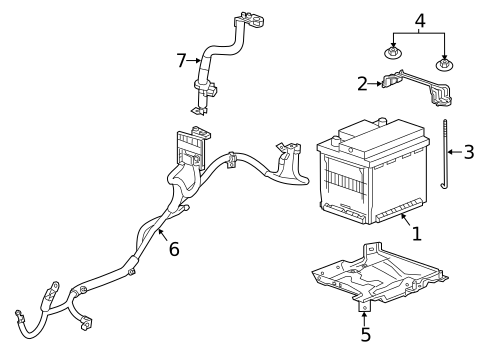 Battery & Related Components for 2015 Chevrolet Spark #0