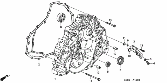 CVT Flywheel Housing for 2001 Honda Civic #0