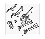 41009805587 - : Apron/Rail Assembly for Mini: Cooper Countryman, Cooper Paceman Image