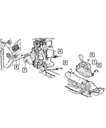 4880276AB - Automatic Transaxle 4 Speed: Transmission Shifter for Chrysler: Pacifica Image