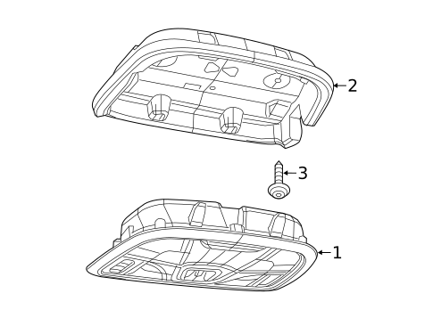 Overhead Console for 2015 Jeep Cherokee #0