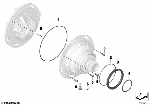 Rear Angular Gearbox for 2017 BMW-Motorrad C evolution #1